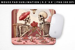Skull Mouse Pad Design | Mouse Pad Sublimation PNG Product Image 1