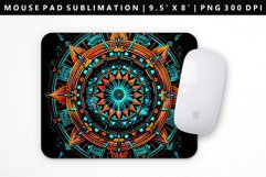 Mandala Mouse Pad Design | Mouse Pad Sublimation PNG Product Image 1