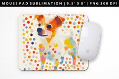 Funny Dog Mouse Pad Design | Mouse Pad Sublimation PNG Product Image 1