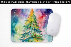 Watercolor Mouse Pad Design | Mouse Pad Sublimation PNG Product Image 1