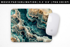 Abstract Mouse Pad Design | Mouse Pad Sublimation PNG Product Image 1