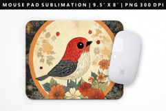 Hanafuda Mouse Pad Design | Mouse Pad Sublimation PNG Product Image 1