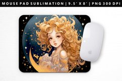 Virgo Mouse Pad Design | Mouse Pad Sublimation PNG Product Image 1