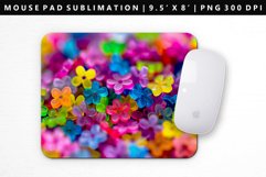Flower Mouse Pad Design | Mouse Pad Sublimation PNG Product Image 1
