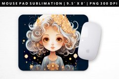 Virgo Mouse Pad Design | Mouse Pad Sublimation PNG Product Image 1