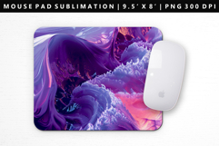 Abstract Mouse Pad Design | Mouse Pad Sublimation PNG Product Image 1