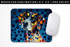 Funny Dog Mouse Pad Design | Mouse Pad Sublimation PNG Product Image 1