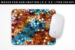 Sequin Mouse Pad Design | Mouse Pad Sublimation PNG Product Image 1