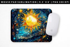 Celestial Mouse Pad Design | Mouse Pad Sublimation PNG Product Image 1