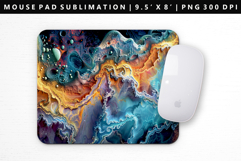 Abstract Mouse Pad Design | Mouse Pad Sublimation PNG Product Image 1