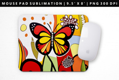 Abstract Mouse Pad Design | Mouse Pad Sublimation PNG Product Image 1