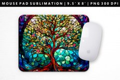 Tree Mouse Pad Design | Mouse Pad Sublimation PNG Product Image 1