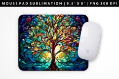 Tree Mouse Pad Design | Mouse Pad Sublimation PNG Product Image 1