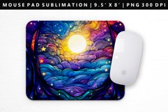Celestial Mouse Pad Design | Mouse Pad Sublimation PNG Product Image 1