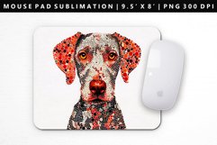 Funny Dog Mouse Pad Design | Mouse Pad Sublimation PNG Product Image 1