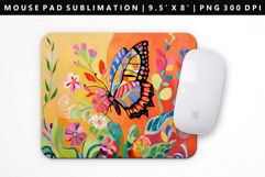 Abstract Mouse Pad Design | Mouse Pad Sublimation PNG Product Image 1