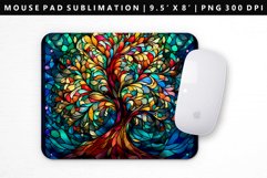 Tree Mouse Pad Design | Mouse Pad Sublimation PNG Product Image 1