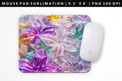 Flower Mouse Pad Design | Mouse Pad Sublimation PNG Product Image 1