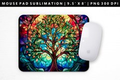Tree Mouse Pad Design | Mouse Pad Sublimation PNG Product Image 1