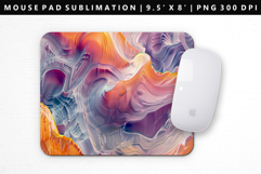 Abstract Mouse Pad Design | Mouse Pad Sublimation PNG Product Image 1