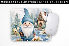 Gnome Mouse Pad Design | Mouse Pad Sublimation PNG Product Image 1