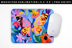 Abstract Mouse Pad Design | Mouse Pad Sublimation PNG Product Image 1