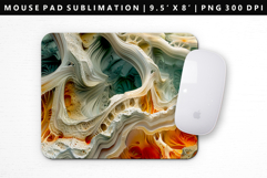 Abstract Mouse Pad Design | Mouse Pad Sublimation PNG Product Image 1