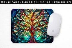 Tree Mouse Pad Design | Mouse Pad Sublimation PNG Product Image 1