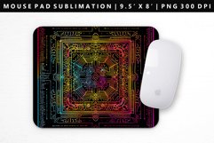Mandala Mouse Pad Design | Mouse Pad Sublimation PNG Product Image 1