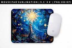 Celestial Mouse Pad Design | Mouse Pad Sublimation PNG Product Image 1