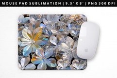 Flower Mouse Pad Design | Mouse Pad Sublimation PNG Product Image 1