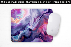 Abstract Mouse Pad Design | Mouse Pad Sublimation PNG Product Image 1