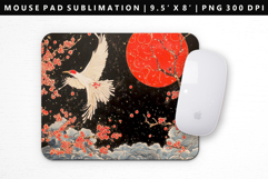 Hanafuda Mouse Pad Design | Mouse Pad Sublimation PNG Product Image 1