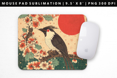 Hanafuda Mouse Pad Design | Mouse Pad Sublimation PNG Product Image 1