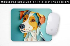 Funny Dog Mouse Pad Design | Mouse Pad Sublimation PNG Product Image 1
