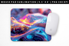 Abstract Mouse Pad Design | Mouse Pad Sublimation PNG Product Image 1