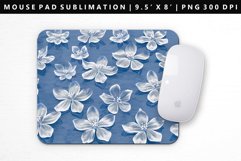 Flower Mouse Pad Design | Mouse Pad Sublimation PNG Product Image 1
