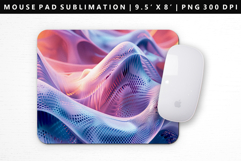 Abstract Mouse Pad Design | Mouse Pad Sublimation PNG Product Image 1
