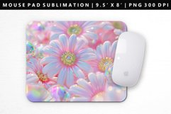 Flower Mouse Pad Design | Mouse Pad Sublimation PNG Product Image 1