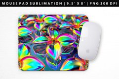 Flower Mouse Pad Design | Mouse Pad Sublimation PNG Product Image 1