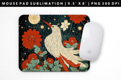 Hanafuda Mouse Pad Design | Mouse Pad Sublimation PNG Product Image 1