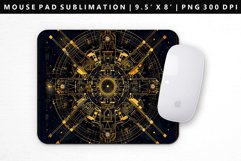 Mandala Mouse Pad Design | Mouse Pad Sublimation PNG Product Image 1