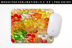 Flower Mouse Pad Design | Mouse Pad Sublimation PNG Product Image 1