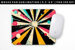 Retro Pop Art Mouse Pad Design | Mouse Pad Sublimation PNG Product Image 1