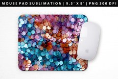 Sequin Mouse Pad Design | Mouse Pad Sublimation PNG Product Image 1
