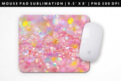 Flower Mouse Pad Design | Mouse Pad Sublimation PNG Product Image 1