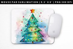 Watercolor Mouse Pad Design | Mouse Pad Sublimation PNG Product Image 1