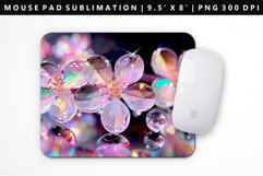 Flower Mouse Pad Design | Mouse Pad Sublimation PNG Product Image 1