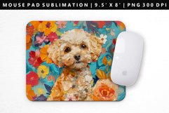 Funny Dog Mouse Pad Design | Mouse Pad Sublimation PNG Product Image 1