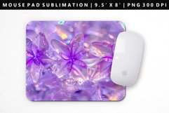 Flower Mouse Pad Design | Mouse Pad Sublimation PNG Product Image 1